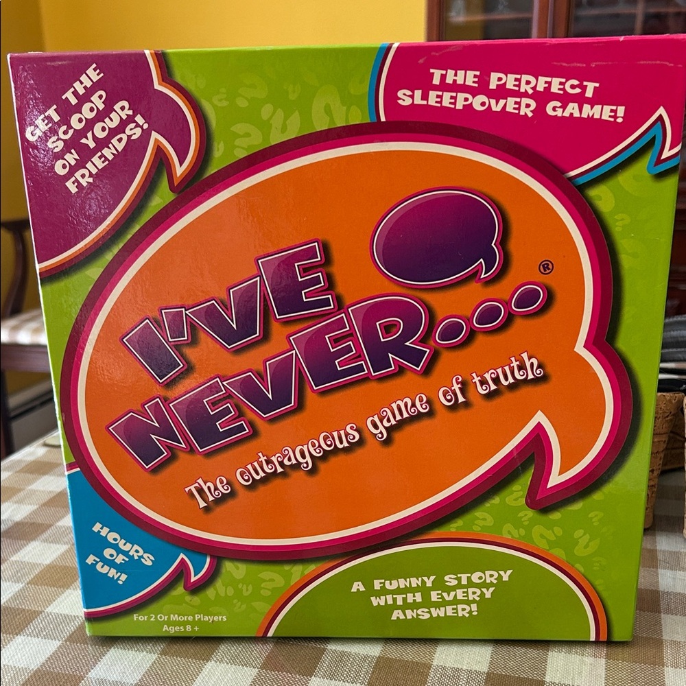 NWT I've Never... The Outrageous Game of Truth